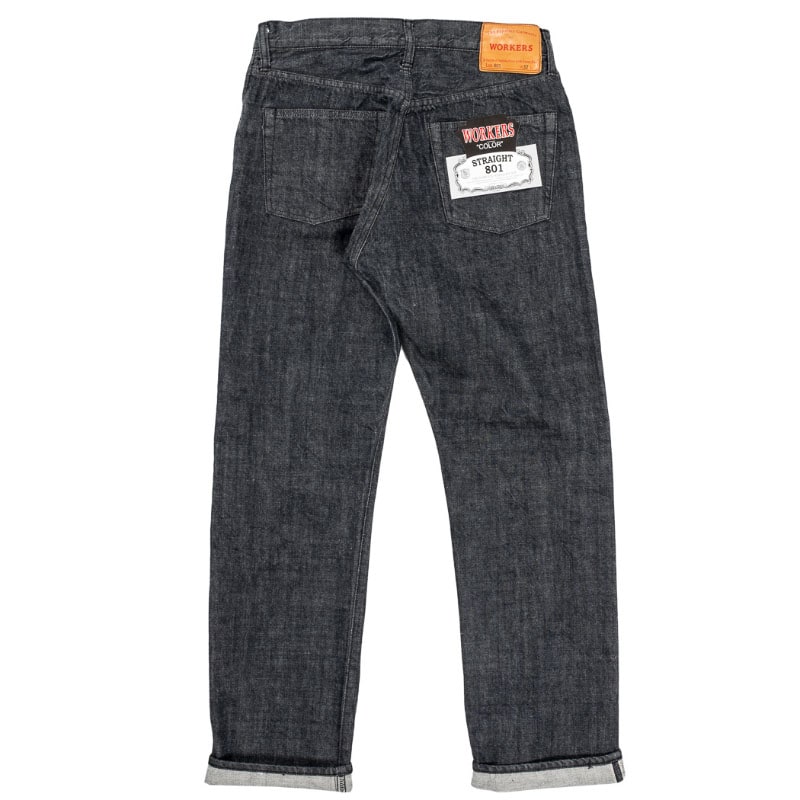 WORKERS/ワーカーズ Lot 801 Straight Jeans BLACKの通販 ...